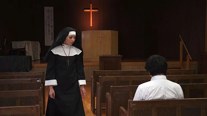 FANZAが提供している桜井あゆの綺麗なシスターの裏の顔は淫らで過激な痴女聖母(h_198need00053r18)のサンプル画像-2